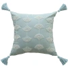 New large bed cushion with beaded embroidery, ginkgo embroidered sofa pillowcase Item Picture